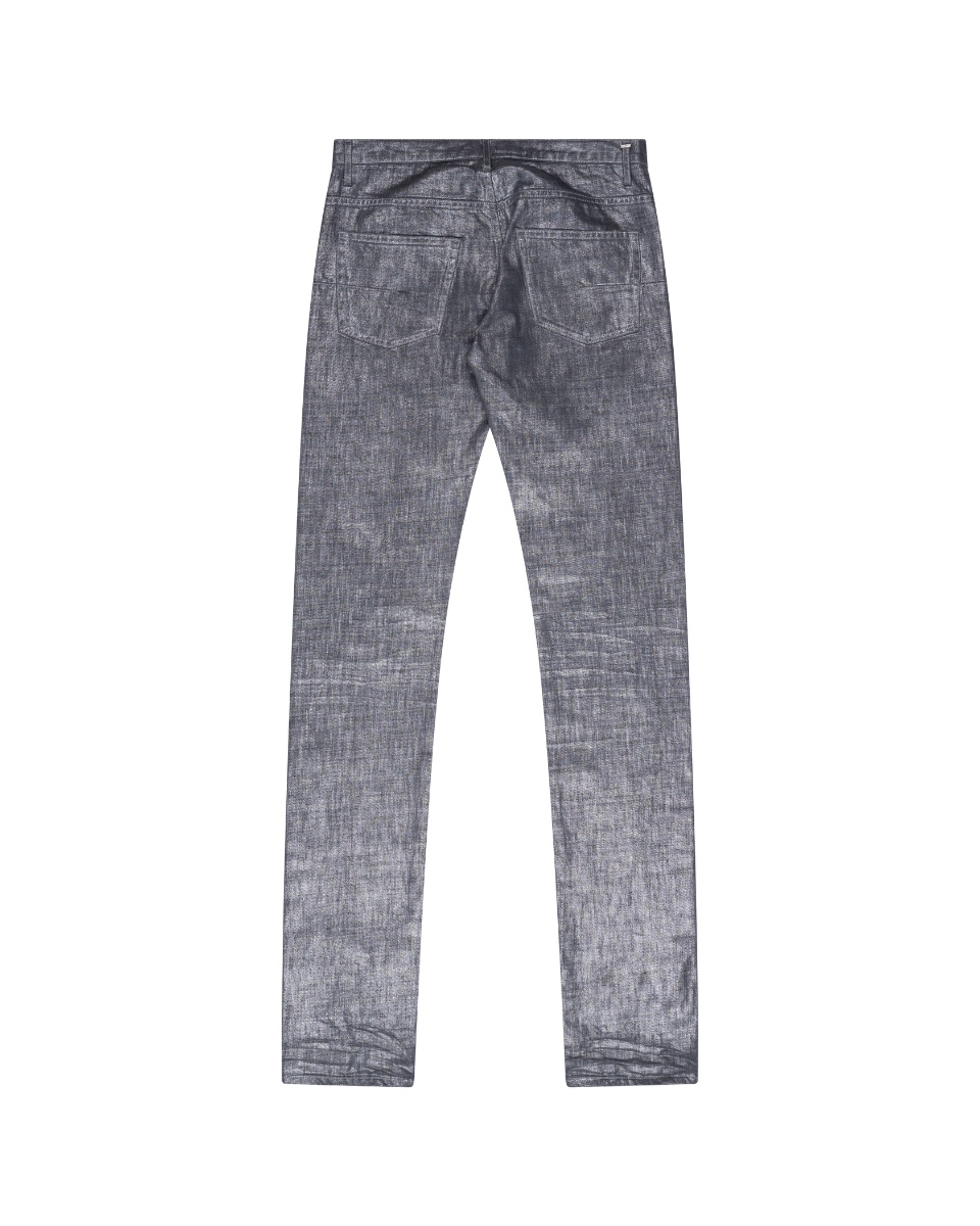 Dior Homme "These Grey Days" clawmark silver denim thumbnail