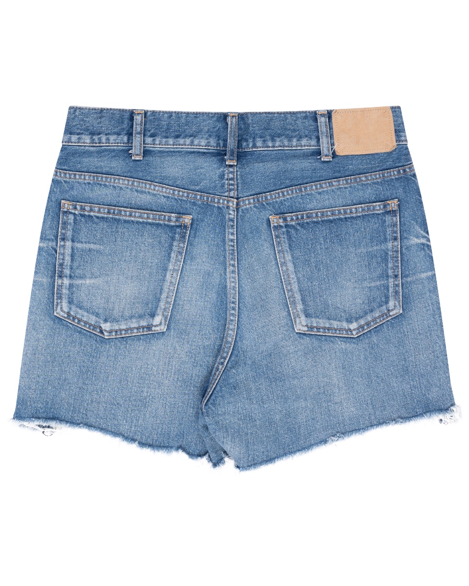 Celine Skate washed denim shorts thumbnail