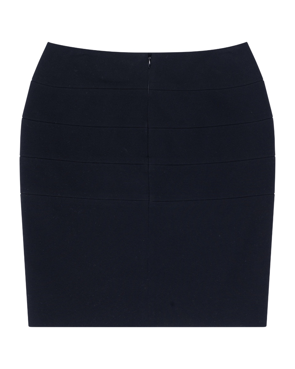 Balenciaga black stripe panelled pencil skirt thumbnail