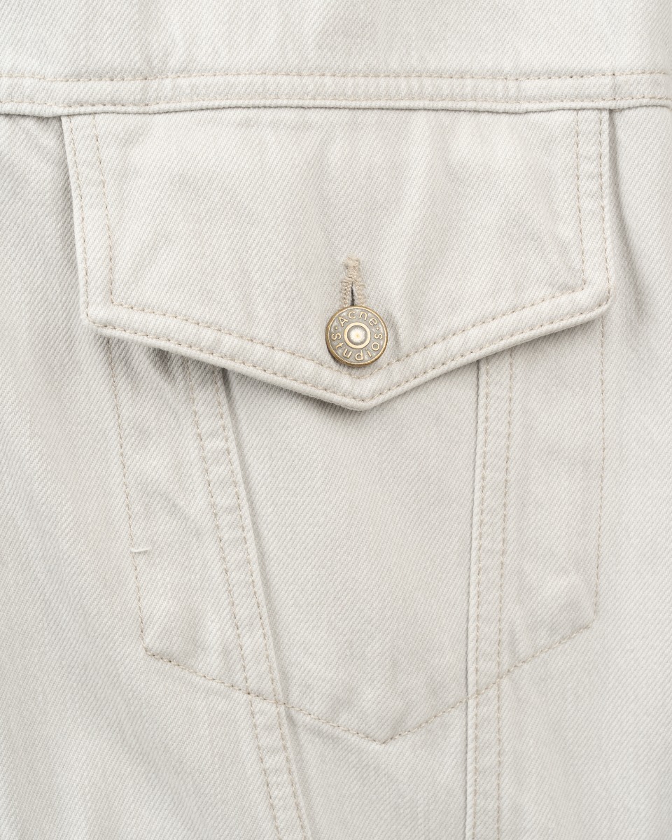 Acne Studios oversized two-tone denim jacket thumbnail