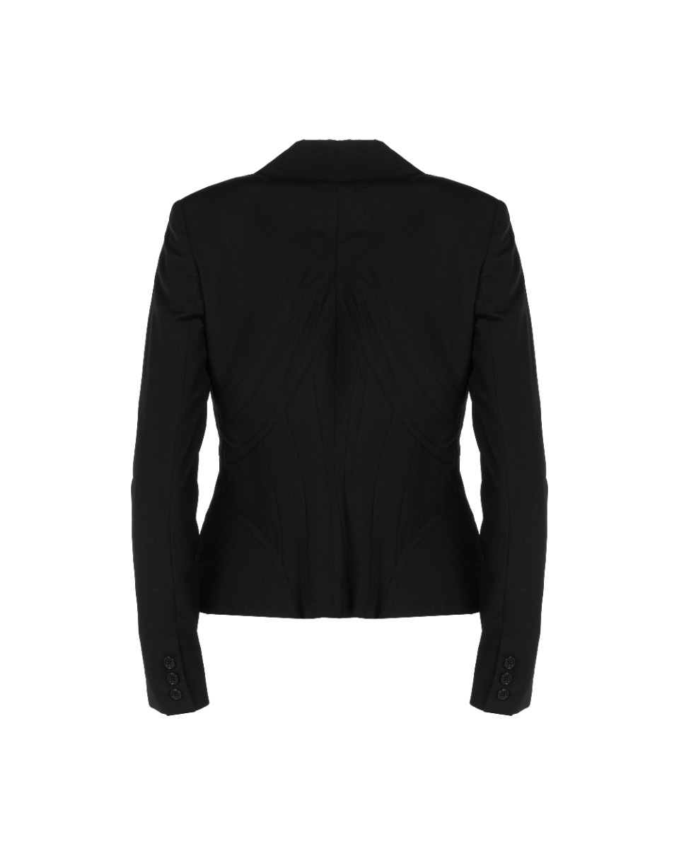 Alexander McQueen "Dance of the Twisted Bull" lace corset blazer jacket thumbnail