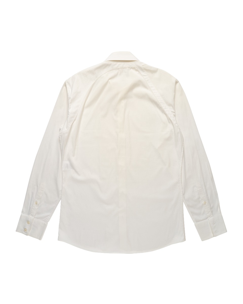 Alexander McQueen harness-buckled button-up white shirt thumbnail
