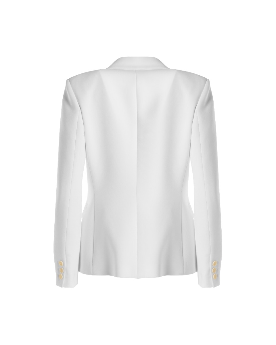 Altuzarra Indiana Optic White double-breasted blazer jacket & Todd Optic White pants thumbnail