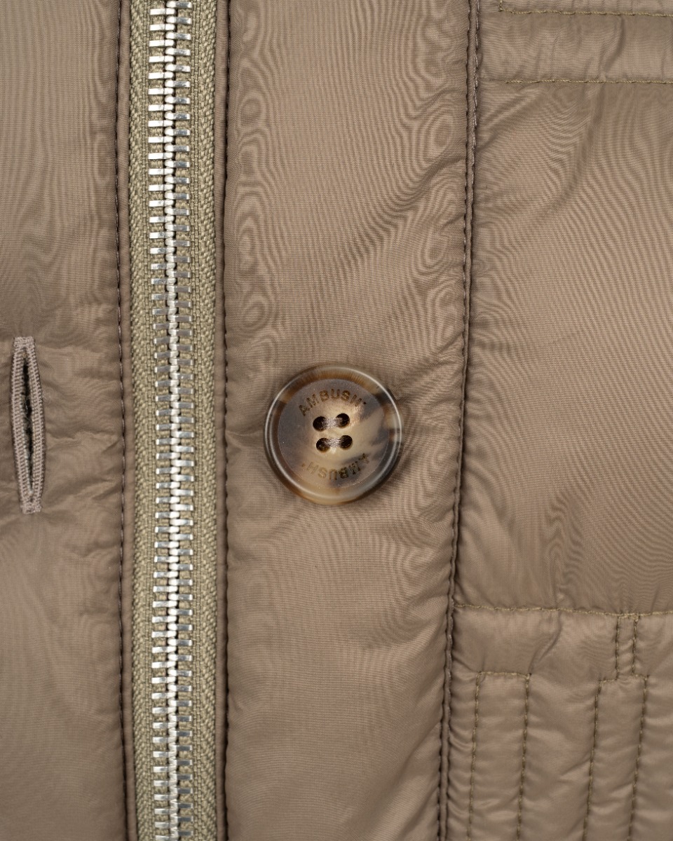 Ambush monogram quilted puffer jacket thumbnail