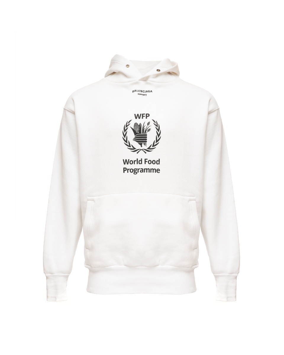Balenciaga "World Food Program" oversized hoodie thumbnail