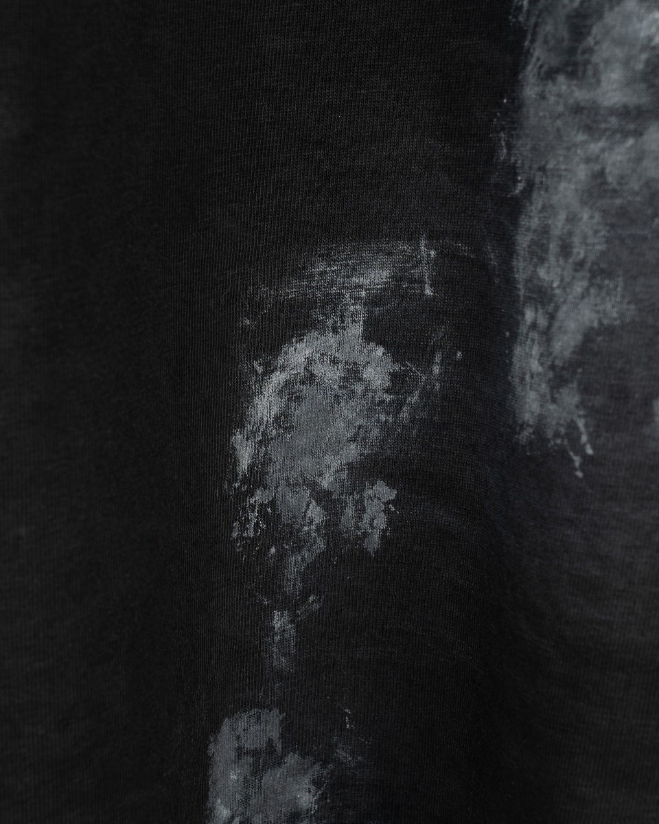 Balenciaga Unisex 3B Stencil distressed long sleeve t-shirt thumbnail