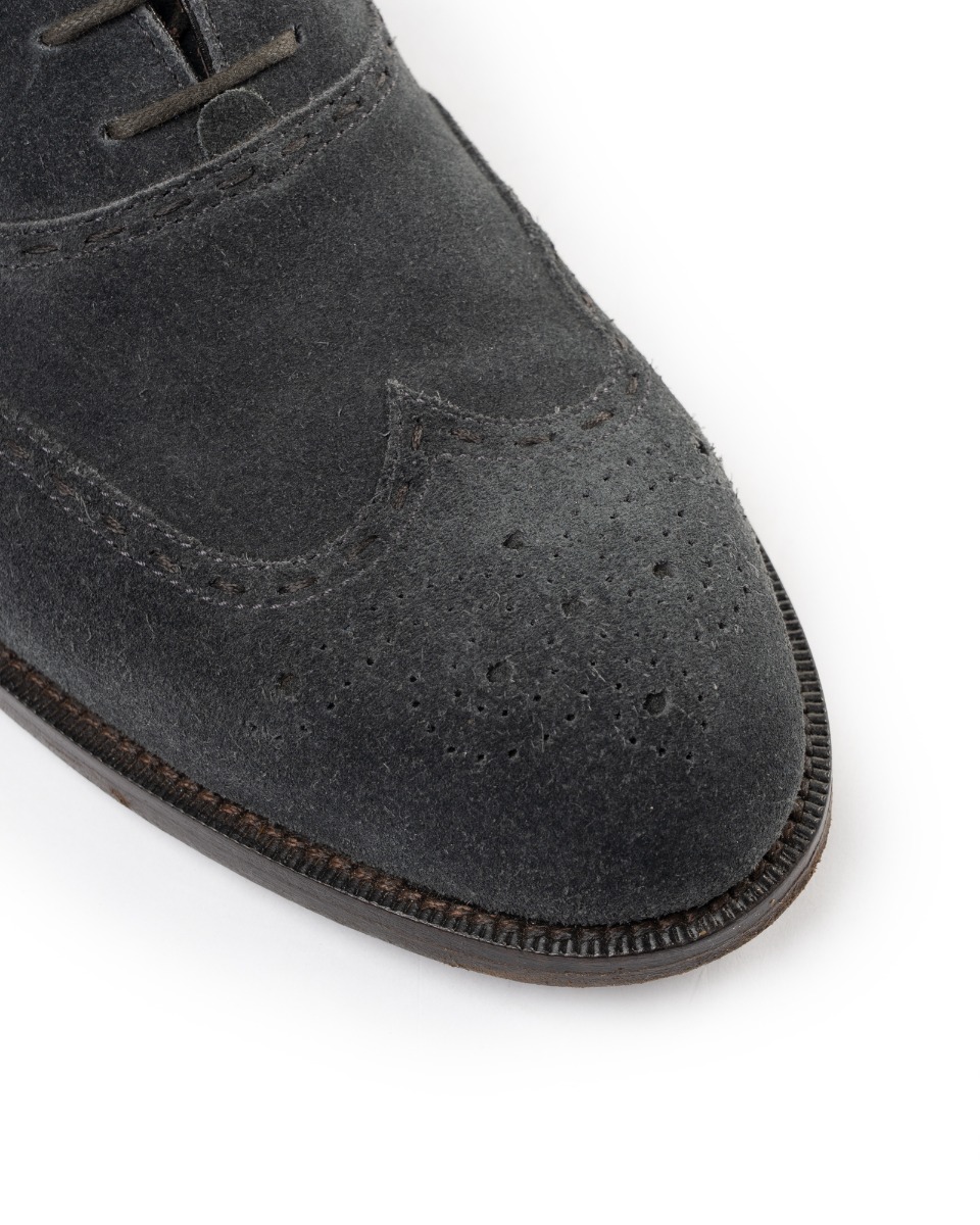 Bottega Venea Goofy Brogues suede oxford shoes thumbnail