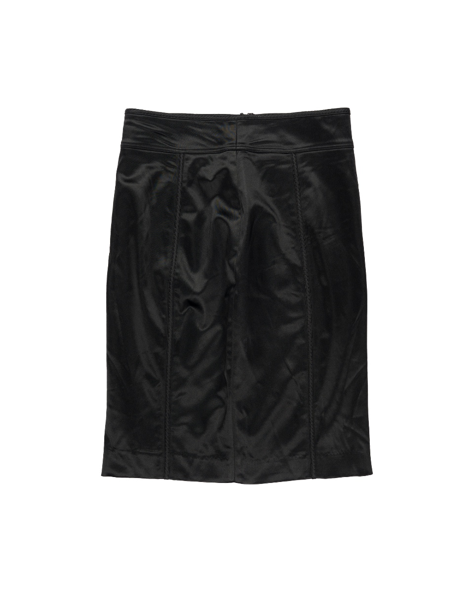 Burberry paneled silk mini skirt thumbnail