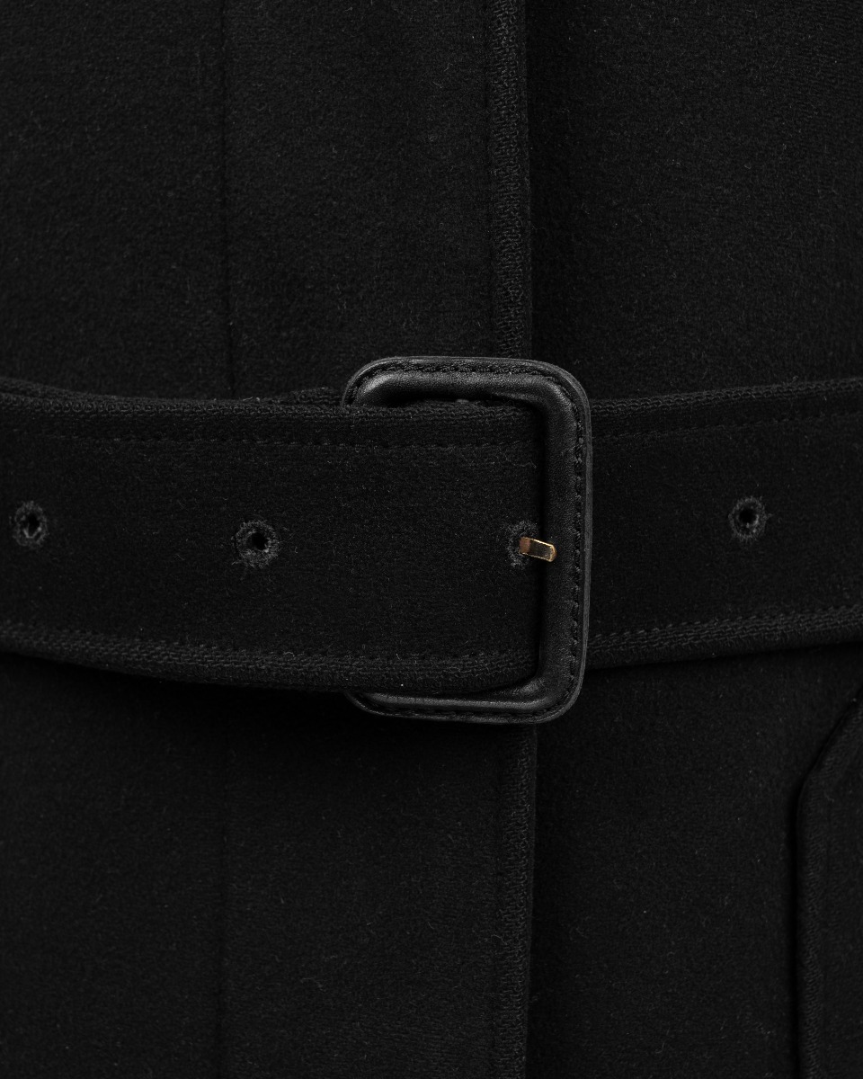 Burberry single breasted wool-cashmere blend coat thumbnail