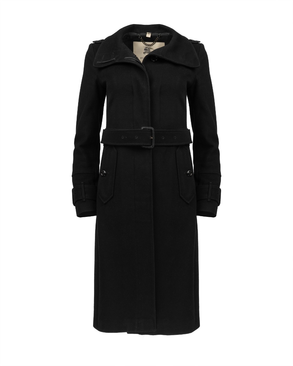 Burberry single breasted wool-cashmere blend coat thumbnail