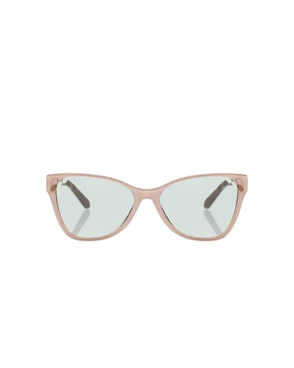 Bvlgari Cat-eye Blush-pink mirror sunglasses thumbnail