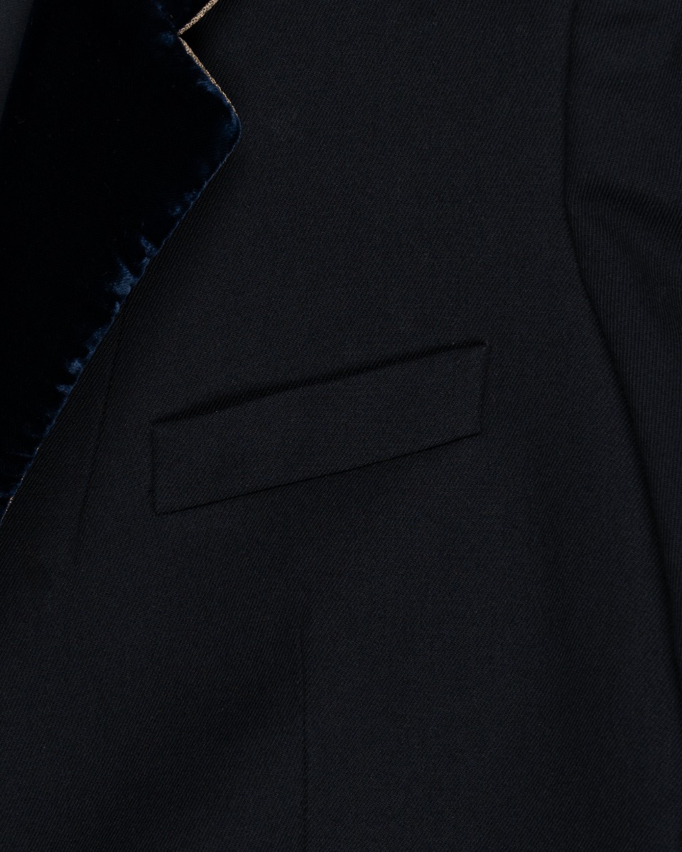 Roberto Cavalli velvet lapels blazer jacket thumbnail