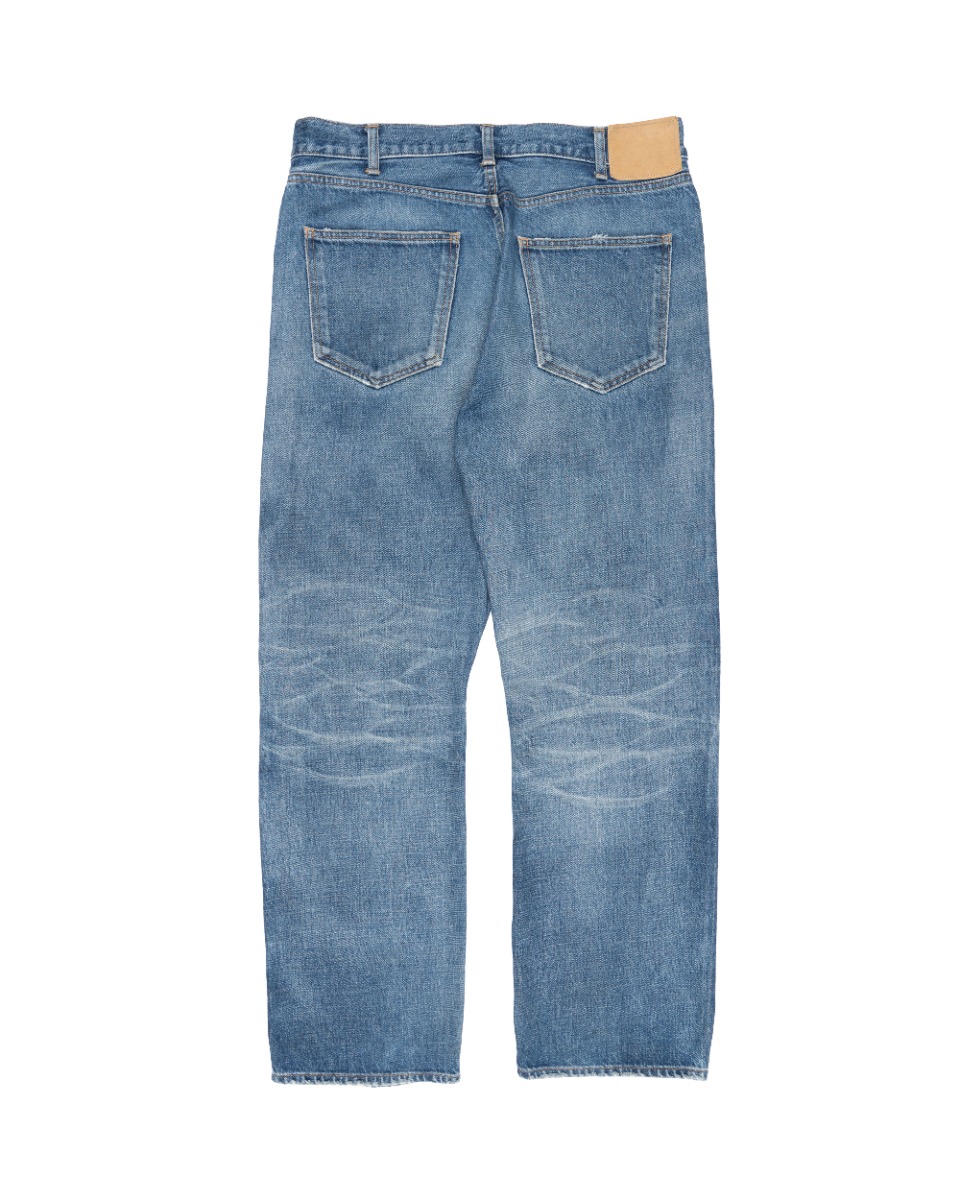 Celine Indigo thrashed blowout denim pants thumbnail