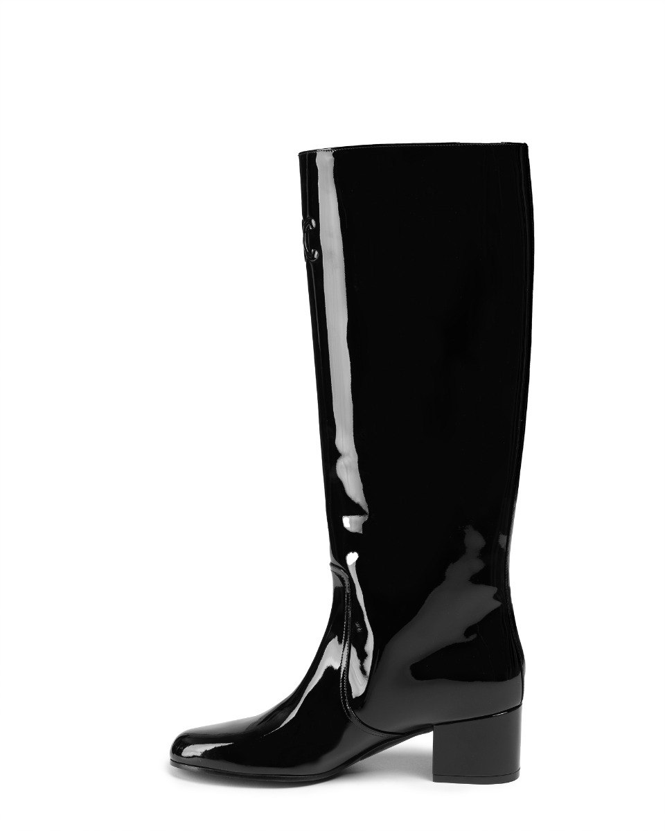 Celine Les Bottes Triomphe logo high boots  thumbnail