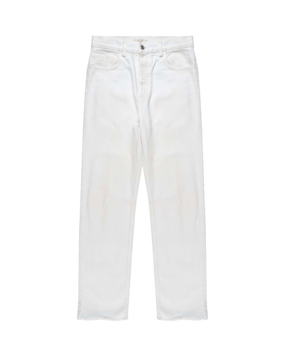 Celine tailored white denim pants thumbnail
