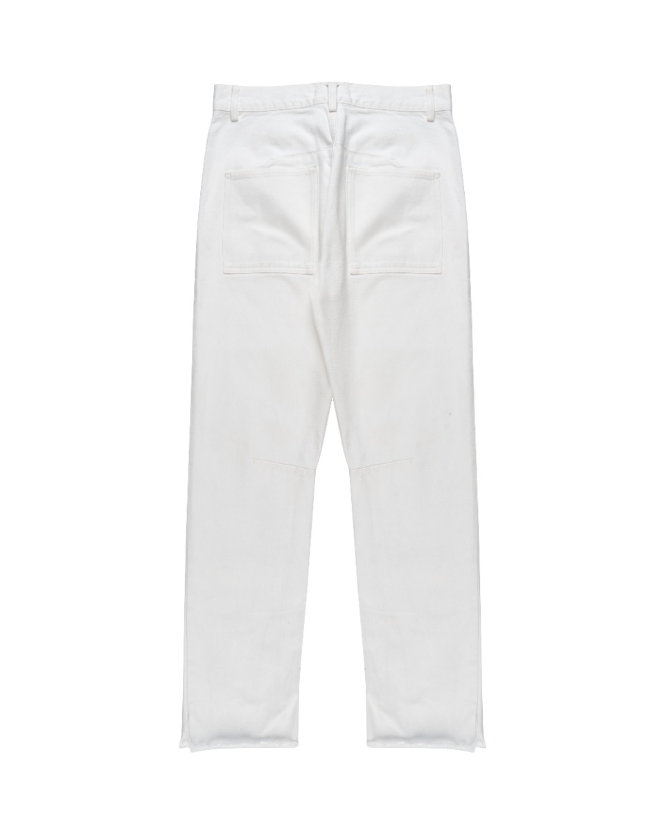 Celine tailored white denim pants thumbnail