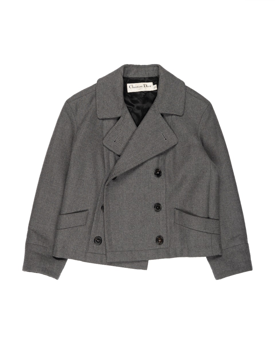 Christian Dior double-breased laine blazer jacket thumbnail