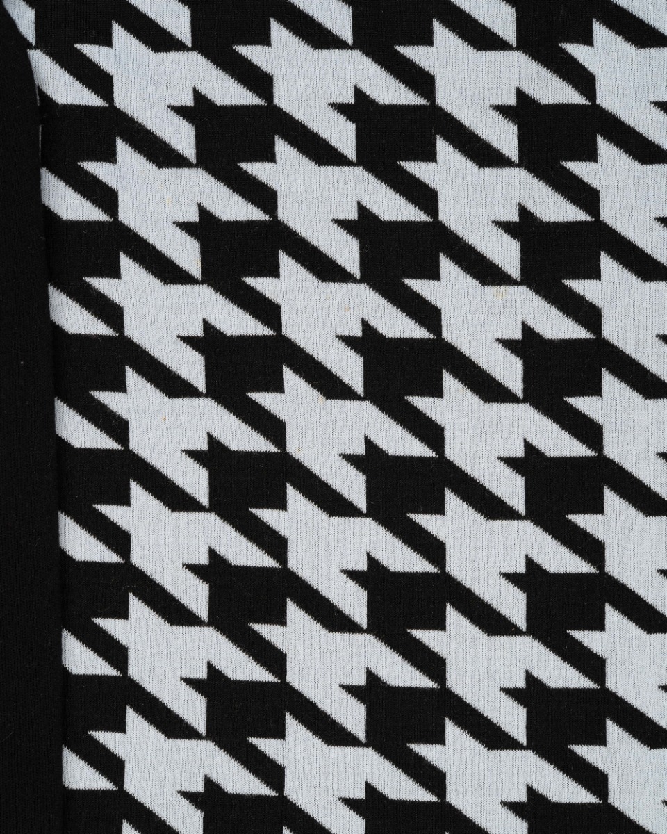 Christian Dior houndstooth-panelled laine crewneck sweater thumbnail