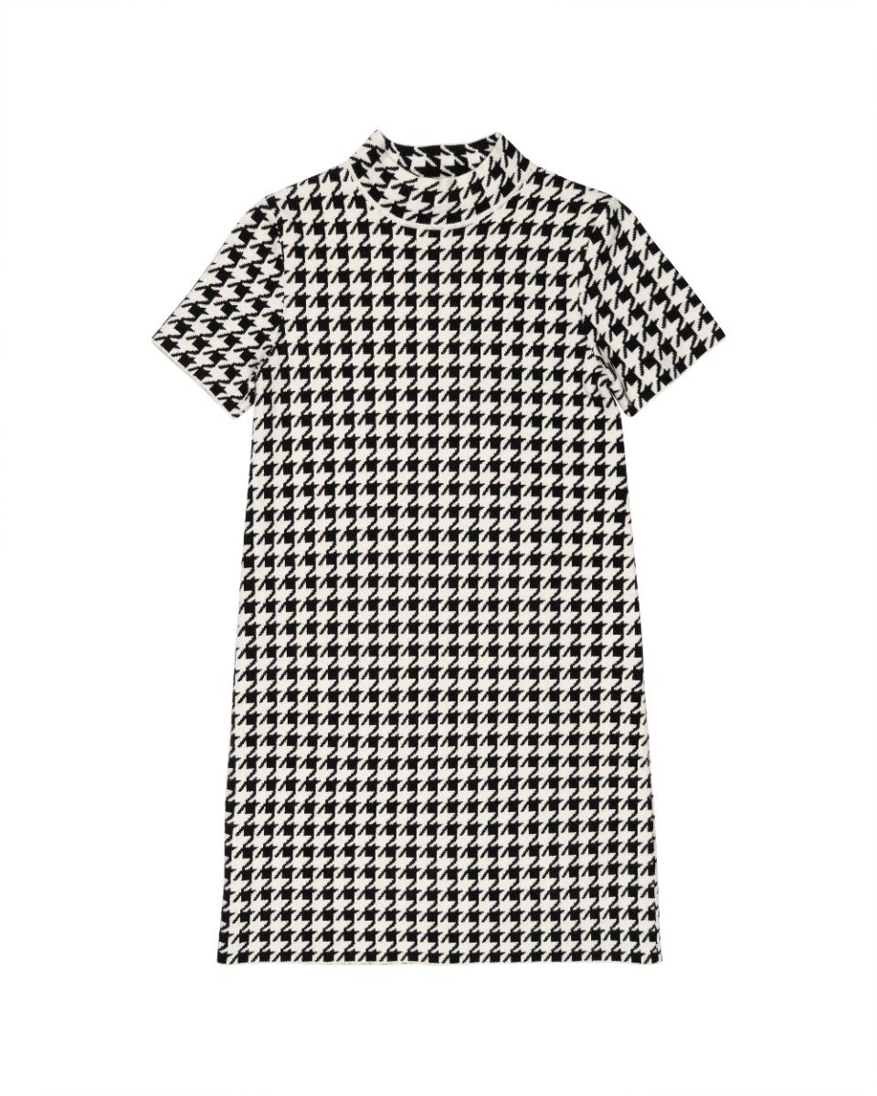 Christian Dior Houndstooth jacquard mini dress thumbnail