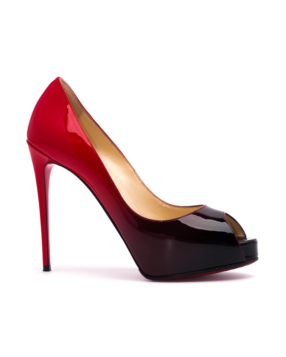 Christian Louboutin Very Prive gradient red 120 heels thumbnail