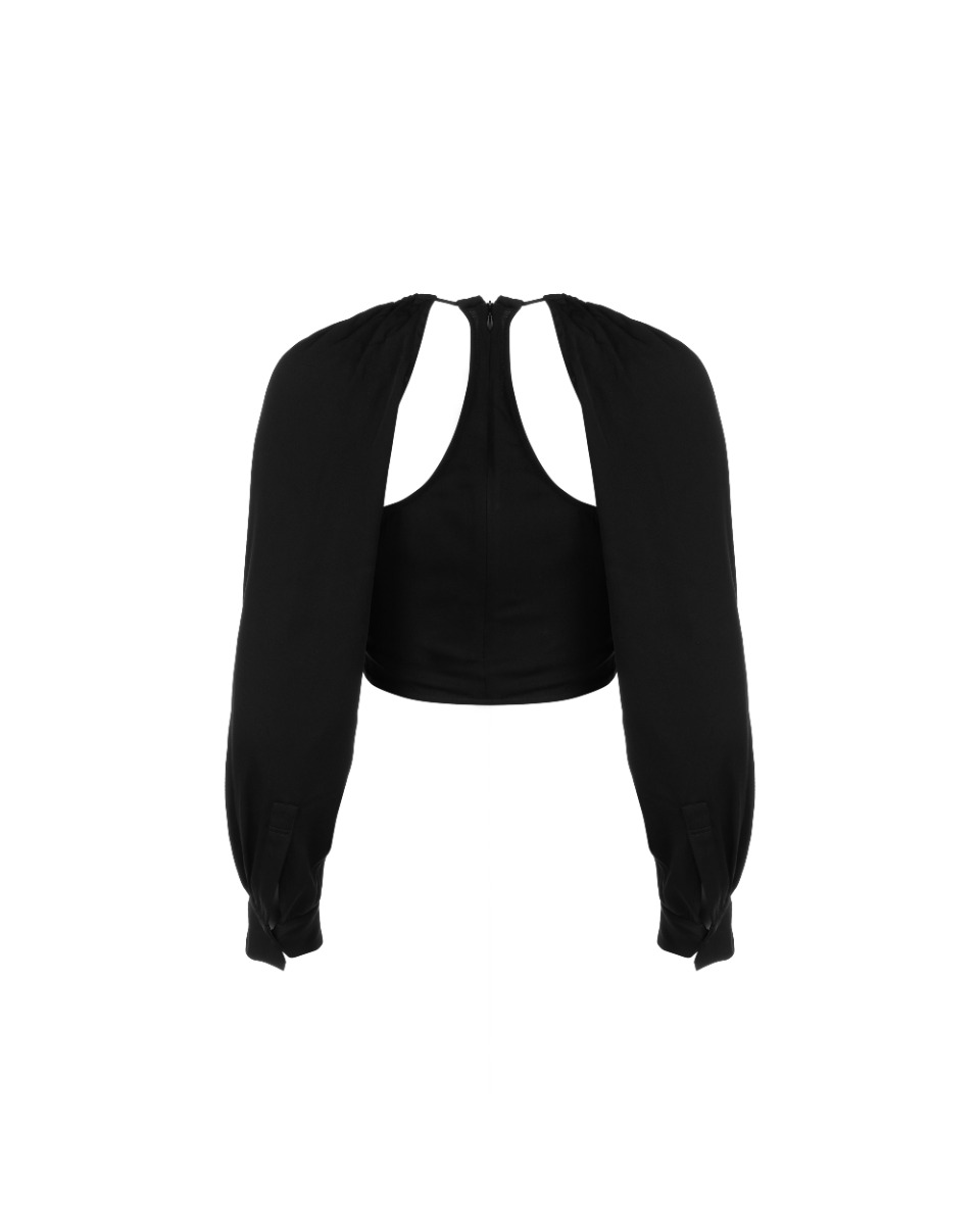 Christopher Esber ruched tie floating sleeve dress thumbnail