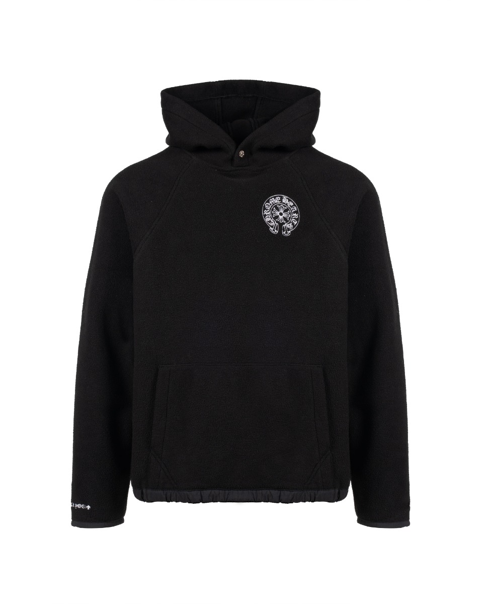 Chrome Hearts "Fuck You" Horseshoe logo fleece hoodie