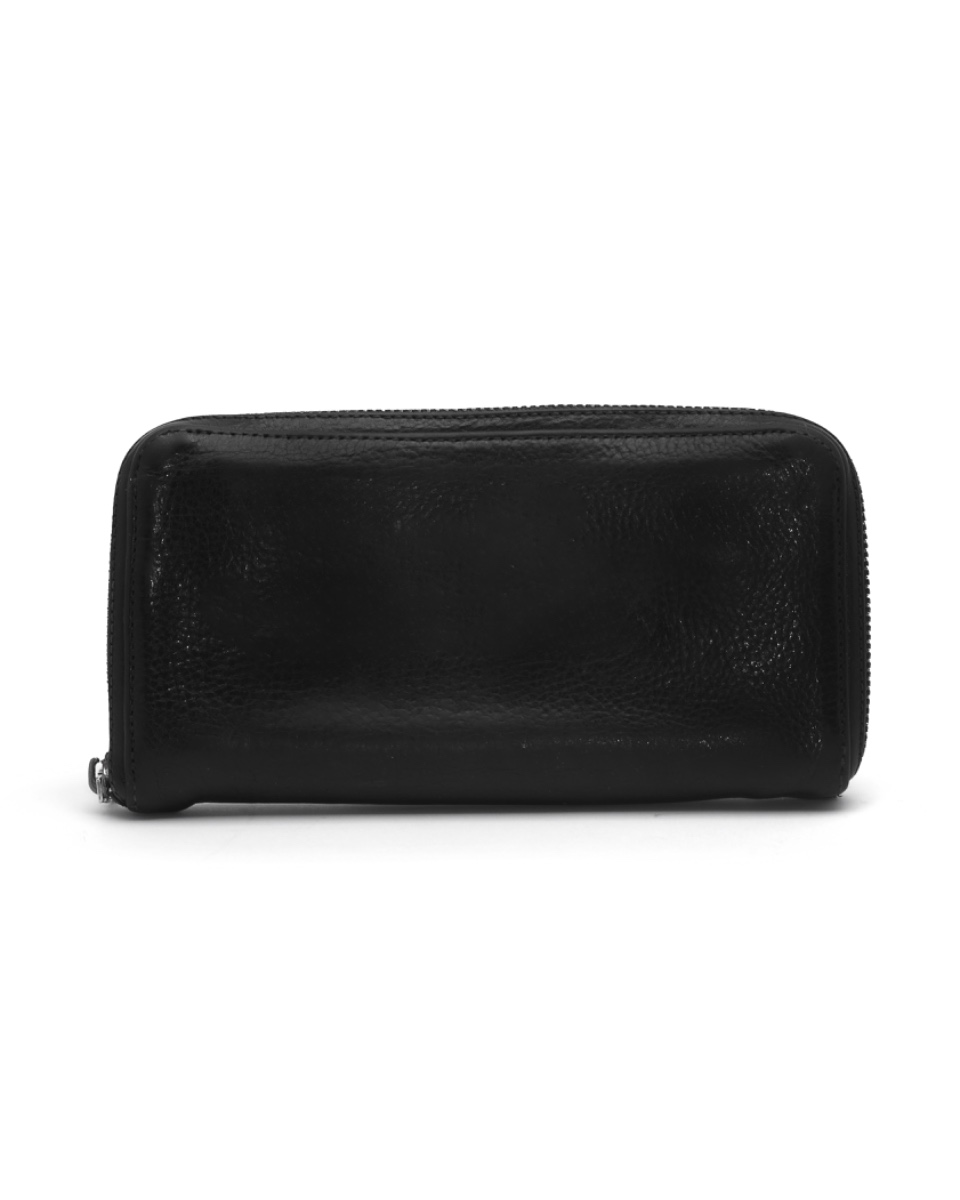 Chrome Hearts cross long black leather wallet thumbnail
