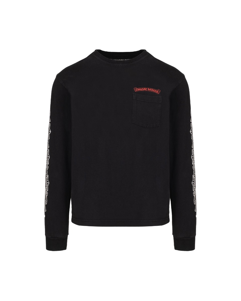 Chrome Hearts x Matty Boy Chomper pocket long sleeve t-shirt