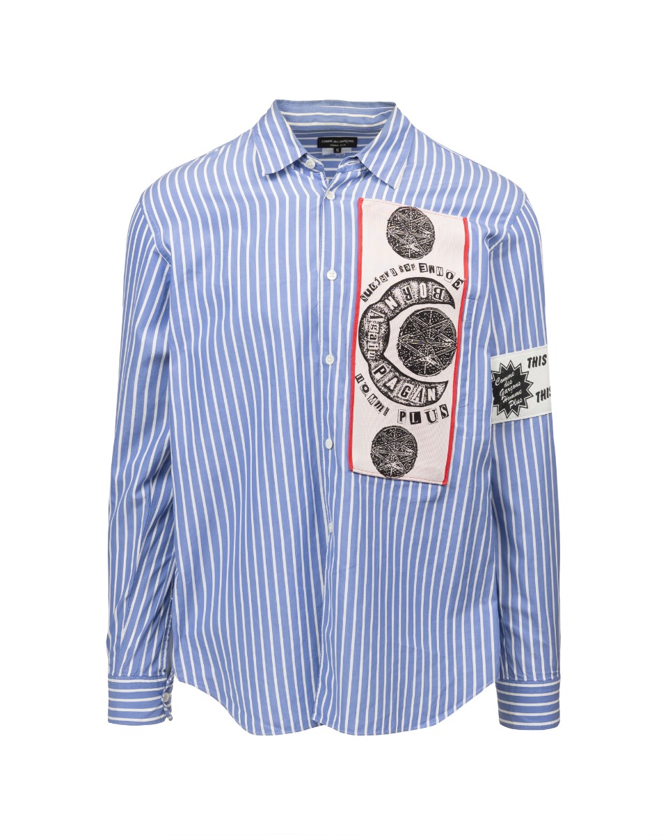 Comme des Garçons Homme Plus "born again pagan" embroidery shirt thumbnail