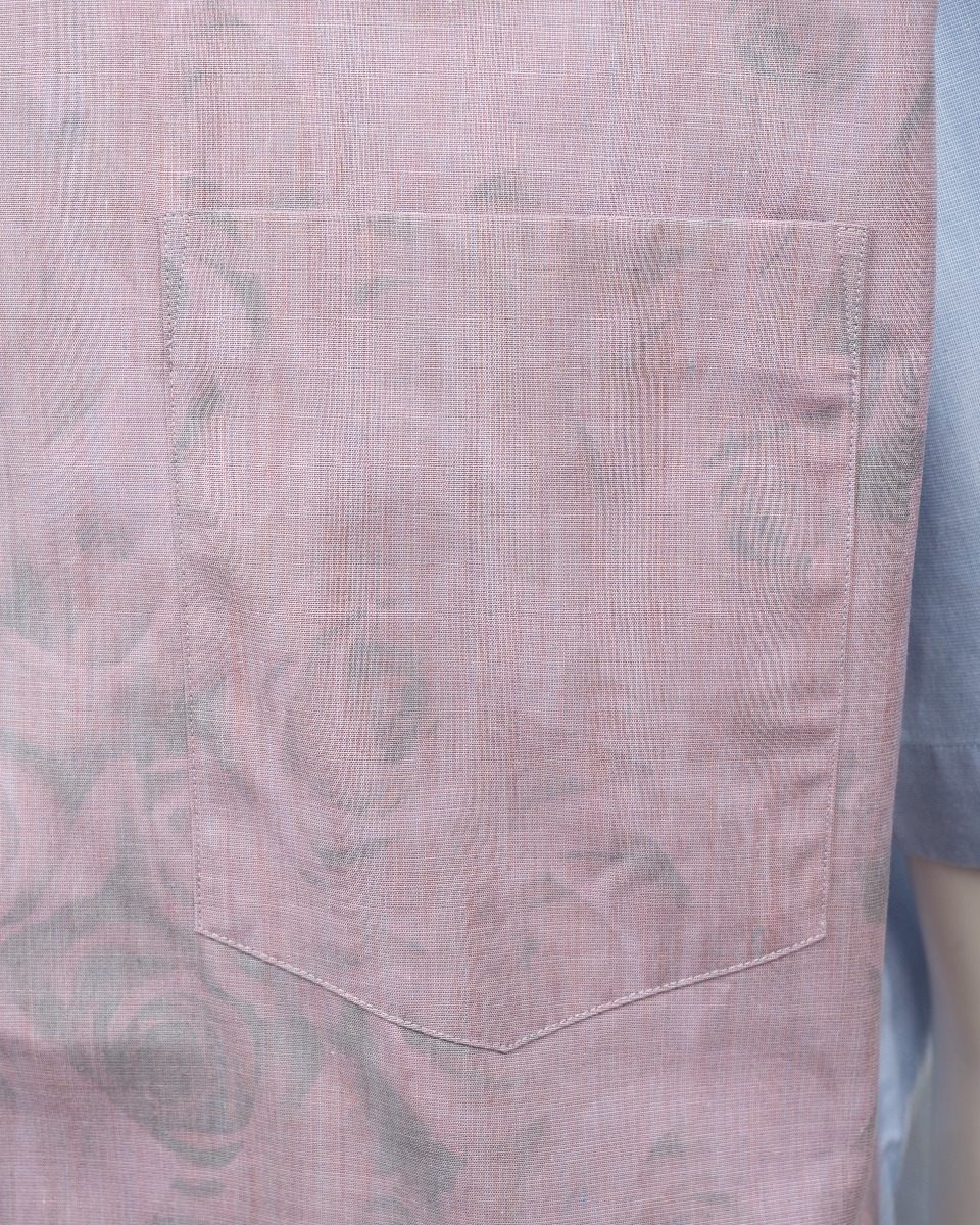 COMME des GARÇONS Homme Plus red roses short sleeve button-up shirt thumbnail