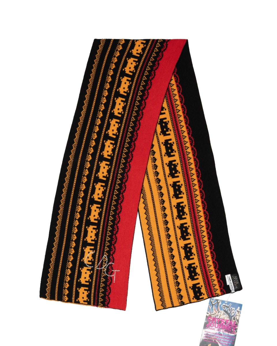 COMME des GARÇONS x Arne Carlos Swarovski crystal-emebellished knitted scarf thumbnail