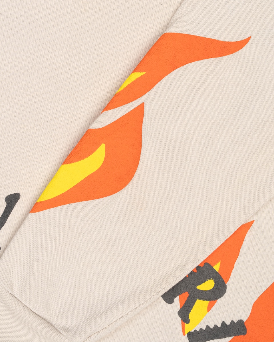 Kanye West Sunday Service "Holy Spirit" Choir Flame long sleeve t-shirt thumbnail