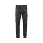 Givenchy black paint crackled jeans 