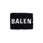 Balenciaga black shearling merino lamb logo zip clutch bag