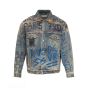 Balenciaga graffiti denim jacket