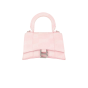 Balenciaga Hourglass XS denim pink monogram bag