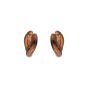 Balenciaga Loop mini brown earrings