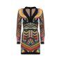 Balmain multicolour knitted v-neck dress