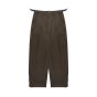 Burberry Prorsum brown snap-button casual pants