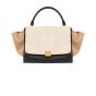 Celine Trapeze Tricolor pony hair bag