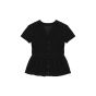 Chanel front pocket pleated blouse top