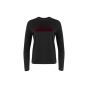 Chanel Uniform velvet logo spell-out long sleeve t-shirt