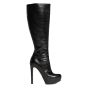 Dior Miss Dior knee high black boots