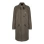 Hermes "Poche a cheval" khaki trench coat