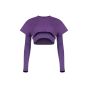 Jacquemus Le Double long sleeve purple t-shirt