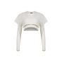 Jacquemus Le Double long sleeve white t-shirt