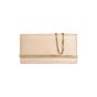 Jimmy Choo Milla snakeskin clutch on chain powder pink bag