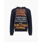 Loewe "street journal" print pullover sweater