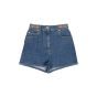 Louis Vuitton Circle Tab denim mini shorts