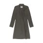 Maison Margiela single-breasted dark olive dress